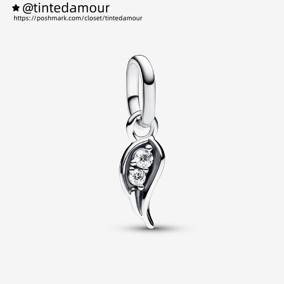 Pandora Pandora ME Sparkling Angel Wing Mini Dangle Charm - Picture 1 of 5